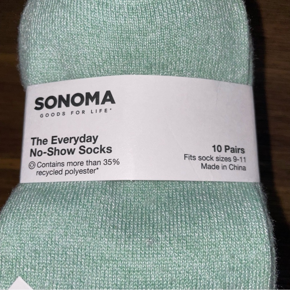 ⭐️FWP No-Show Socks - 10 pair pack - NWT - Pastel Mix - Picture 3 of 8